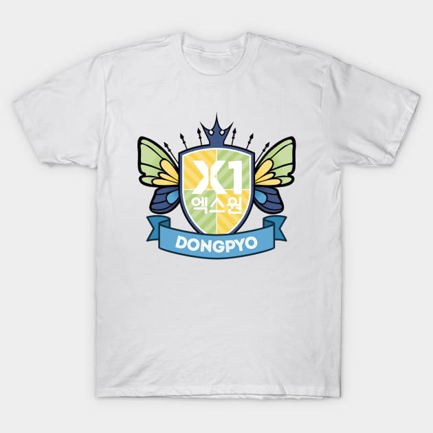 X1 Crest - Dong Pyo T-Shirt by Silvercrystal